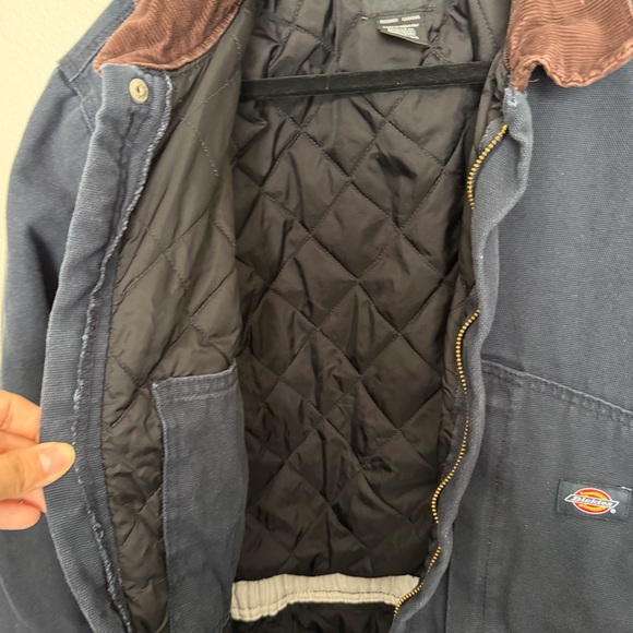 Dickies Insulated Coveralls Blue Canvas Men’s Size Medium Workwear - Picture 4 of 10